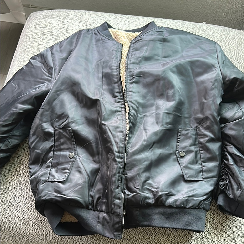 Men's Black Bomber Jacket
